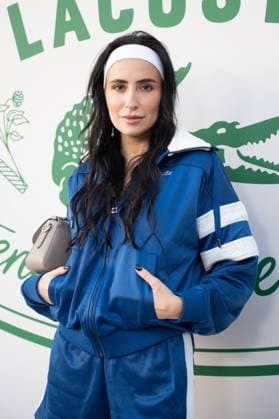 PFW Lacoste Photocall Carlota Maranon attending the Lacoste Womenswear Spring Summer 2026 show as part of Paris Fashion Week in Paris, France on October 05, 2025. Photo by Aurore Marechal ABACAPRESS.COM Paris France  Copyright: xMarechalxAurore ABACAx