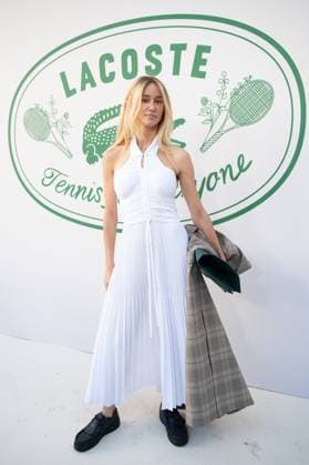 PFW Lacoste Photocall Alice Moitie attending the Lacoste Womenswear Spring Summer 2026 show as part of Paris Fashion Week in Paris, France on October 05, 2025. Photo by Aurore Marechal ABACAPRESS.COM Paris France  Copyright: xMarechalxAurore ABACAx