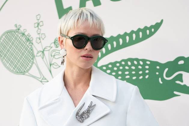 PFW Lacoste Photocall Lera Shu attending the Lacoste Womenswear Spring Summer 2026 show as part of Paris Fashion Week in Paris, France on October 05, 2025. Photo by Aurore Marechal ABACAPRESS.COM Paris France  Copyright: xMarechalxAurore ABACAx