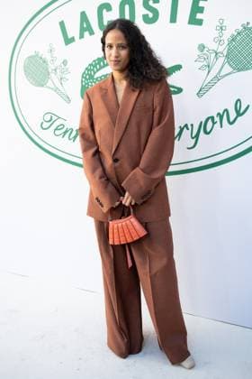 PFW Lacoste Photocall Mati Diop attending the Lacoste Womenswear Spring Summer 2026 show as part of Paris Fashion Week in Paris, France on October 05, 2025. Photo by Aurore Marechal ABACAPRESS.COM Paris France  Copyright: xMarechalxAurore ABACAx