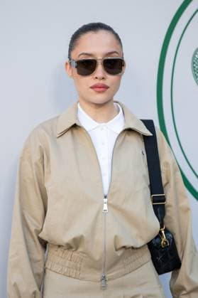 PFW Lacoste Photocall Janelle Zharmenova attending the Lacoste Womenswear Spring Summer 2026 show as part of Paris Fashion Week in Paris, France on October 05, 2025. Photo by Aurore Marechal ABACAPRESS.COM Paris France  Copyright: xMarechalxAurore ABACAx