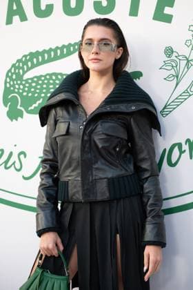 PFW Lacoste Photocall Chiara King attending the Lacoste Womenswear Spring Summer 2026 show as part of Paris Fashion Week in Paris, France on October 05, 2025. Photo by Aurore Marechal ABACAPRESS.COM Paris France  Copyright: xMarechalxAurore ABACAx