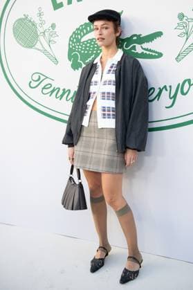 PFW Lacoste Photocall Melanie Kieback attending the Lacoste Womenswear Spring Summer 2026 show as part of Paris Fashion Week in Paris, France on October 05, 2025. Photo by Aurore Marechal ABACAPRESS.COM Paris France  Copyright: xMarechalxAurore ABACAx