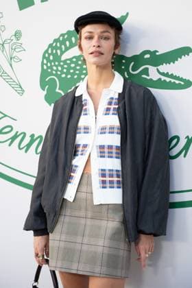 PFW Lacoste Photocall Melanie Kieback attending the Lacoste Womenswear Spring Summer 2026 show as part of Paris Fashion Week in Paris, France on October 05, 2025. Photo by Aurore Marechal ABACAPRESS.COM Paris France  Copyright: xMarechalxAurore ABACAx