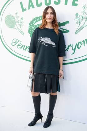PFW Lacoste Photocall Erika Boldrin attending the Lacoste Womenswear Spring Summer 2026 show as part of Paris Fashion Week in Paris, France on October 05, 2025. Photo by Aurore Marechal ABACAPRESS.COM Paris France  Copyright: xMarechalxAurore ABACAx