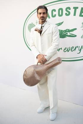 PFW Lacoste Photocall Nyle DiMarco attending the Lacoste Womenswear Spring Summer 2026 show as part of Paris Fashion Week in Paris, France on October 05, 2025. Photo by Aurore Marechal ABACAPRESS.COM Paris France  Copyright: xMarechalxAurore ABACAx
