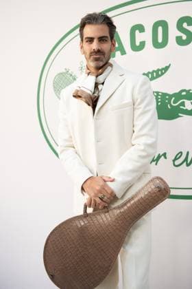 PFW Lacoste Photocall Nyle DiMarco attending the Lacoste Womenswear Spring Summer 2026 show as part of Paris Fashion Week in Paris, France on October 05, 2025. Photo by Aurore Marechal ABACAPRESS.COM Paris France  Copyright: xMarechalxAurore ABACAx