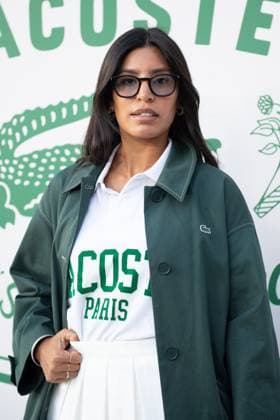 PFW Lacoste Photocall Barbara Ruiz attending the Lacoste Womenswear Spring Summer 2026 show as part of Paris Fashion Week in Paris, France on October 05, 2025. Photo by Aurore Marechal ABACAPRESS.COM Paris France  Copyright: xMarechalxAurore ABACAx