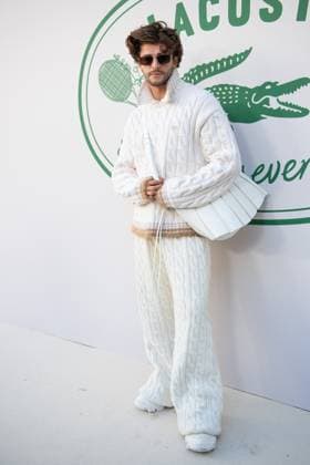 PFW Lacoste Photocall Sam Salter attending the Lacoste Womenswear Spring Summer 2026 show as part of Paris Fashion Week in Paris, France on October 05, 2025. Photo by Aurore Marechal ABACAPRESS.COM Paris France  Copyright: xMarechalxAurore ABACAx