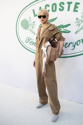 PFW Lacoste Photocall Michelle Dee attending the Lacoste Womenswear Spring Summer 2026 show as part of Paris Fashion Week in Paris, France on October 05, 2025. Photo by Aurore Marechal ABACAPRESS.COM Paris France  Copyright: xMarechalxAurore ABACAx
