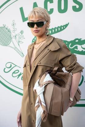 PFW Lacoste Photocall Michelle Dee attending the Lacoste Womenswear Spring Summer 2026 show as part of Paris Fashion Week in Paris, France on October 05, 2025. Photo by Aurore Marechal ABACAPRESS.COM Paris France  Copyright: xMarechalxAurore ABACAx