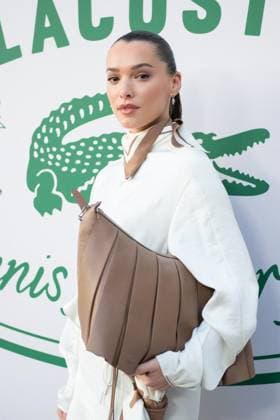 PFW Lacoste Photocall Kleofina Pnishi attending the Lacoste Womenswear Spring Summer 2026 show as part of Paris Fashion Week in Paris, France on October 05, 2025. Photo by Aurore Marechal ABACAPRESS.COM Paris France  Copyright: xMarechalxAurore ABACAx