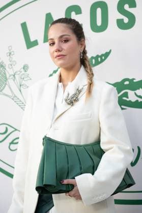 PFW Lacoste Photocall Cansu Akin attending the Lacoste Womenswear Spring Summer 2026 show as part of Paris Fashion Week in Paris, France on October 05, 2025. Photo by Aurore Marechal ABACAPRESS.COM Paris France  Copyright: xMarechalxAurore ABACAx