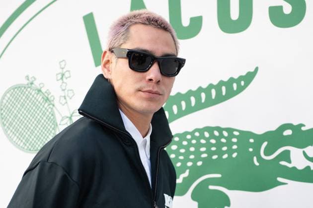 PFW Lacoste Photocall Evan Mock attending the Lacoste Womenswear Spring Summer 2026 show as part of Paris Fashion Week in Paris, France on October 05, 2025. Photo by Aurore Marechal ABACAPRESS.COM Paris France  Copyright: xMarechalxAurore ABACAx