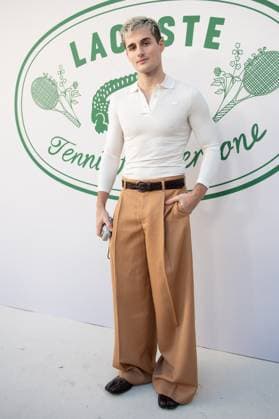 PFW Lacoste Photocall Luis Freitag attending the Lacoste Womenswear Spring Summer 2026 show as part of Paris Fashion Week in Paris, France on October 05, 2025. Photo by Aurore Marechal ABACAPRESS.COM Paris France  Copyright: xMarechalxAurore ABACAx
