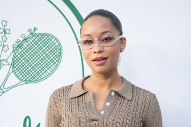 PFW Lacoste Photocall Jenny Augusta attending the Lacoste Womenswear Spring Summer 2026 show as part of Paris Fashion Week in Paris, France on October 05, 2025. Photo by Aurore Marechal ABACAPRESS.COM Paris France  Copyright: xMarechalxAurore ABACAx