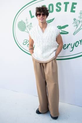 PFW Lacoste Photocall Tim Schaecker attending the Lacoste Womenswear Spring Summer 2026 show as part of Paris Fashion Week in Paris, France on October 05, 2025. Photo by Aurore Marechal ABACAPRESS.COM Paris France  Copyright: xMarechalxAurore ABACAx