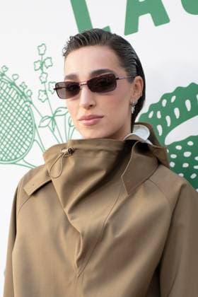 PFW Lacoste Photocall Ginevra Mavilla attending the Lacoste Womenswear Spring Summer 2026 show as part of Paris Fashion Week in Paris, France on October 05, 2025. Photo by Aurore Marechal ABACAPRESS.COM Paris France  Copyright: xMarechalxAurore ABACAx