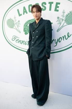 PFW Lacoste Photocall Kai attending the Lacoste Womenswear Spring Summer 2026 show as part of Paris Fashion Week in Paris, France on October 05, 2025. Photo by Aurore Marechal ABACAPRESS.COM Paris France  Copyright: xMarechalxAurore ABACAx