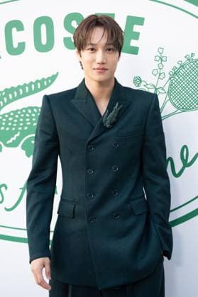 PFW Lacoste Photocall Kai attending the Lacoste Womenswear Spring Summer 2026 show as part of Paris Fashion Week in Paris, France on October 05, 2025. Photo by Aurore Marechal ABACAPRESS.COM Paris France  Copyright: xMarechalxAurore ABACAx