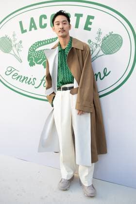 PFW Lacoste Photocall Shuhei Uesugi attending the Lacoste Womenswear Spring Summer 2026 show as part of Paris Fashion Week in Paris, France on October 05, 2025. Photo by Aurore Marechal ABACAPRESS.COM Paris France  Copyright: xMarechalxAurore ABACAx