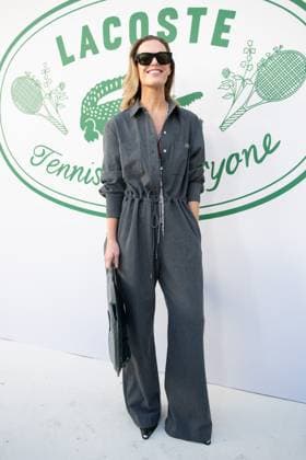 PFW Lacoste Photocall Tine Van Cauwenberghe attending the Lacoste Womenswear Spring Summer 2026 show as part of Paris Fashion Week in Paris, France on October 05, 2025. Photo by Aurore Marechal ABACAPRESS.COM Paris France  Copyright: xMarechalxAurore ABACAx