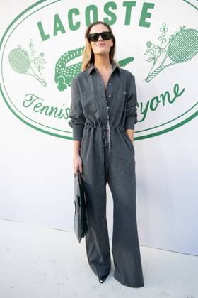 PFW Lacoste Photocall Tine Van Cauwenberghe attending the Lacoste Womenswear Spring Summer 2026 show as part of Paris Fashion Week in Paris, France on October 05, 2025. Photo by Aurore Marechal ABACAPRESS.COM Paris France  Copyright: xMarechalxAurore ABACAx