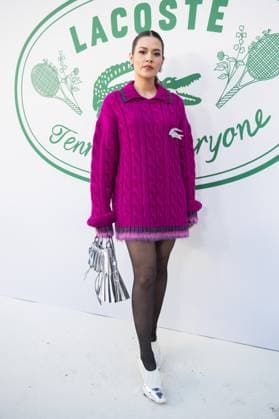 PFW Lacoste Photocall Raisa attending the Lacoste Womenswear Spring Summer 2026 show as part of Paris Fashion Week in Paris, France on October 05, 2025. Photo by Aurore Marechal ABACAPRESS.COM Paris France  Copyright: xMarechalxAurore ABACAx