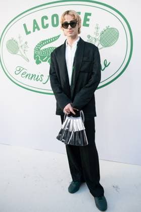 PFW Lacoste Photocall Arthur Garros attending the Lacoste Womenswear Spring Summer 2026 show as part of Paris Fashion Week in Paris, France on October 05, 2025. Photo by Aurore Marechal ABACAPRESS.COM Paris France  Copyright: xMarechalxAurore ABACAx