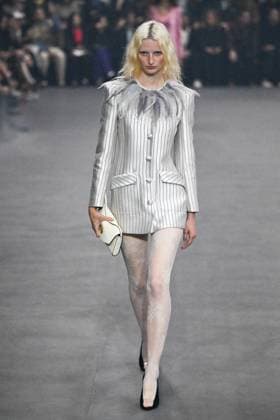PFW Valentino Runway A model walks the runway during the Valentino Womenswear Spring Summer 2026 show as part of Paris Fashion Week in Paris, France on October 05, 2025. Photo by Aurore Marechal ABACAPRESS.COM Paris France  Copyright: xMarechalxAurore ABACAx