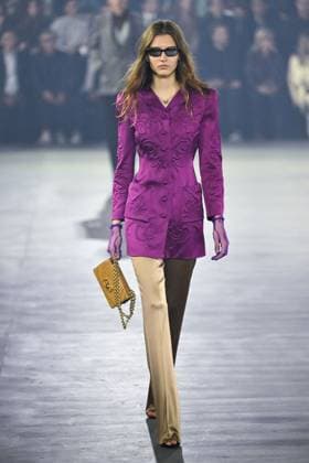 PFW Valentino Runway A model walks the runway during the Valentino Womenswear Spring Summer 2026 show as part of Paris Fashion Week in Paris, France on October 05, 2025. Photo by Aurore Marechal ABACAPRESS.COM Paris France  Copyright: xMarechalxAurore ABACAx