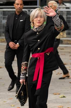 PFW Valentino Outside Arrivals Michieda Shunsuke attends the Valentino Womenswear Spring Summer 2026 show as part of Paris Fashion Week on October 05, 2025 in Paris, France. Photo by Laurent Zabulon ABACAPRESS.COM Paris France  Copyright: xZabulonxLaurent ABACAx