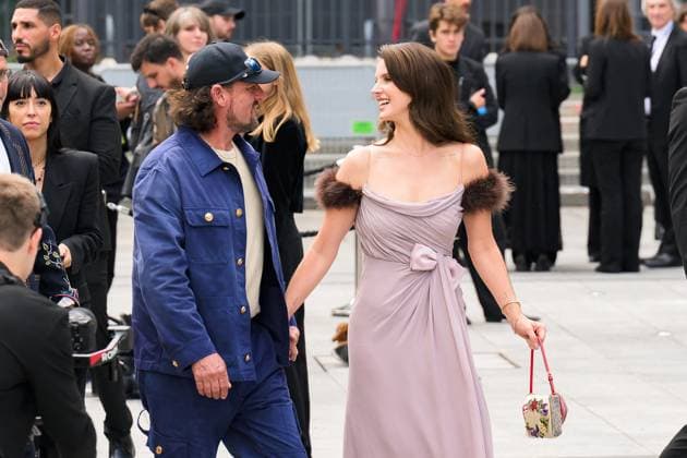PFW Valentino Outside Arrivals Lana Del Rey and her husband Jeremy Dufrene attend the Valentino Womenswear Spring Summer 2026 show as part of Paris Fashion Week on October 05, 2025 in Paris, France. Photo by Laurent Zabulon ABACAPRESS.COM Paris France  Copyright: xZabulonxLaurent ABACAx