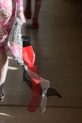 PFW - Shuting Qiu Runway A model walks the runway during the Shuting Qiu Womenswear Spring Summer 2026 show as part of Paris Fashion Week on October 5, 2025 in Paris, France. Photo by Jana Call me J ABACAPRESS.COM Paris Ile de France France  Copyright: xJanaxCallxmexJ ABACAx