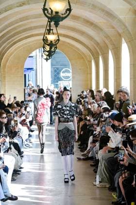 PFW - Shuting Qiu Runway A model walks the runway during the Shuting Qiu Womenswear Spring Summer 2026 show as part of Paris Fashion Week on October 5, 2025 in Paris, France. Photo by Jana Call me J ABACAPRESS.COM Paris Ile de France France  Copyright: xJanaxCallxmexJ ABACAx