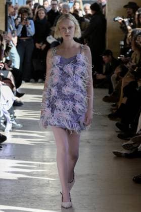 PFW - Shuting Qiu Runway A model walks the runway during the Shuting Qiu Womenswear Spring Summer 2026 show as part of Paris Fashion Week on October 5, 2025 in Paris, France. Photo by Jana Call me J ABACAPRESS.COM Paris Ile de France France  Copyright: xJanaxCallxmexJ ABACAx