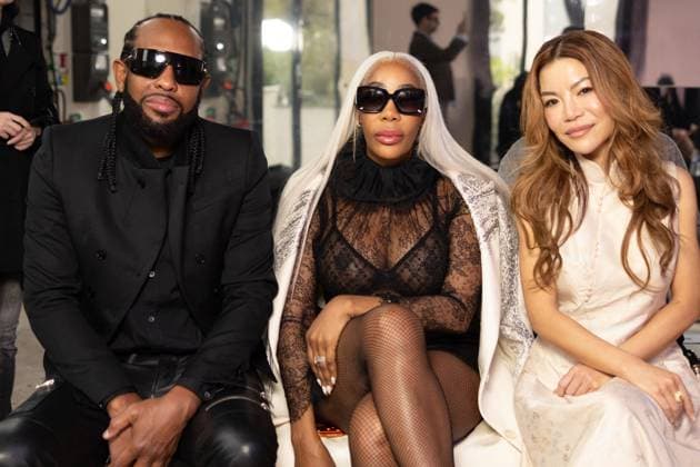 Guest au front Row du défilé Shiatzi Chen Collection Femme Prêt à Porter Printemps Eté 2026 lors de la Fashion Week de Paris PFW , le 6 octobre 2025 Julien Sarkissian Bestimage Front Row of the Shiatzi Chen Women Ready to Wear Spring Summer 2026 Collection fashion show, during Paris Fashion Week, on October 6th, 2025 Paris France  Copyright: xJulienxSarkissianx xBestimagexJulienxSarkissianx xBestimagex