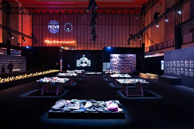 06 10 2025,Berlin,Commemorative exhibition Nova Music Festival Exhibition,From October 7, 2025 the Nova Music Festival Exhibition can be seen at the former Tempelhof Airport in Berlin Today there was a press day