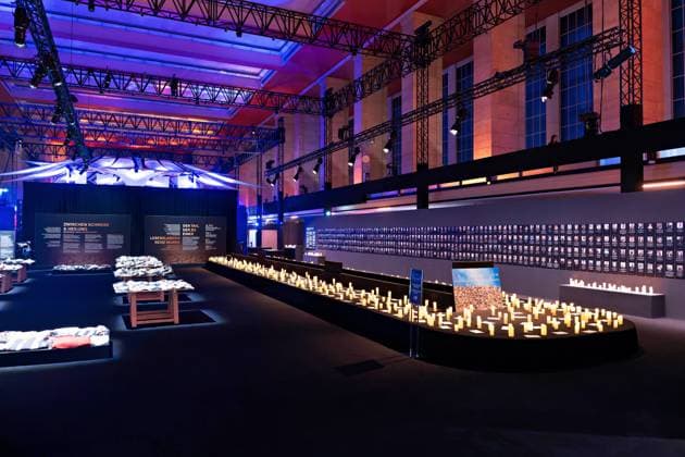 06 10 2025,Berlin,Commemorative exhibition Nova Music Festival Exhibition,From October 7, 2025 the Nova Music Festival Exhibition can be seen at the former Tempelhof Airport in Berlin Today there was a press day