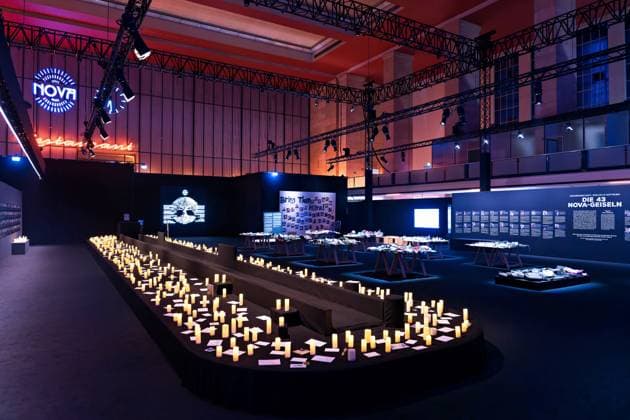 06 10 2025,Berlin,Commemorative exhibition Nova Music Festival Exhibition,From October 7, 2025 the Nova Music Festival Exhibition can be seen at the former Tempelhof Airport in Berlin Today there was a press day