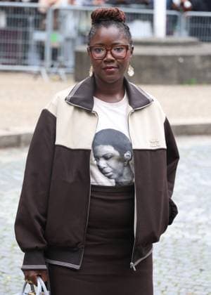 Guest at the arrivals of the Miu Miu Fashion Show Ready to Wear Women Collection Spring Summer 2026 during Paris Fashion Week PFW , at the Economic, Social and Environmental Council, Palais d lena, in Paris, France, on October 6, 2025 Denis Guignebourg Bestimage Arrivals Balenciaga Fashion Show Ready to Wear Collection Spring Summer 2026 during Paris Fashion Week on 6, october, 2025 Paris France  Copyright: xDenisxGuignebourgx xBestimagexDenisxGuignebourgx xBestimagex