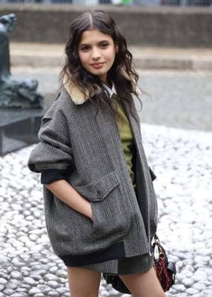 Nina Dobrev at the arrivals of the fashion show Miu Miu Collection Femme Prêt à Porter Printemps Eté 2026 during Paris Fashion Week PFW , au Conseil Économique, social et environnemental, Palais d lena, à Paris, France, le 6 octobre 2025 Denis Guignebourg Bestimage Arrivals Balenciaga Fashion Show Ready to Wear Collection Spring Summer 2026 during Paris Fashion Week on 6, october, 2025 Paris France  Copyright: xDenisxGuignebourgx xBestimagexDenisxGuignebourgx xBestimagex