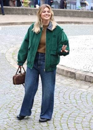 Louane at the arrivals of the Miu Miu Fashion Show Ready to Wear Women Collection Spring Summer 2026 during Paris Fashion Week PFW , at the Economic, Social and Environmental Council, Palais d lena, in Paris, France, October 6, 2025 Denis Guignebourg Bestimage Arrivals Balenciaga Fashion Show Ready to Wear Collection Spring Summer 2026 during Paris Fashion Week on 6, october, 2025 Paris France  Copyright: xDenisxGuignebourgx xBestimagexDenisxGuignebourgx xBestimagex