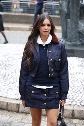 Nina Dobrev at the arrivals of the fashion show Miu Miu Collection Femme Prêt à Porter Printemps Eté 2026 during Paris Fashion Week PFW , au Conseil Économique, social et environnemental, Palais d lena, à Paris, France, le 6 octobre 2025 Denis Guignebourg Bestimage Arrivals Balenciaga Fashion Show Ready to Wear Collection Spring Summer 2026 during Paris Fashion Week on 6, october, 2025 Paris France  Copyright: xDenisxGuignebourgx xBestimagexDenisxGuignebourgx xBestimagex