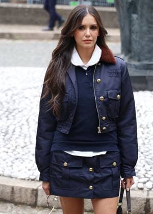Nina Dobrev at the arrivals of the fashion show Miu Miu Collection Femme Prêt à Porter Printemps Eté 2026 during Paris Fashion Week PFW , au Conseil Économique, social et environnemental, Palais d lena, à Paris, France, le 6 octobre 2025 Denis Guignebourg Bestimage Arrivals Balenciaga Fashion Show Ready to Wear Collection Spring Summer 2026 during Paris Fashion Week on 6, october, 2025 Paris France  Copyright: xDenisxGuignebourgx xBestimagexDenisxGuignebourgx xBestimagex