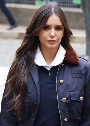 Nina Dobrev at the arrivals of the fashion show Miu Miu Collection Femme Prêt à Porter Printemps Eté 2026 during Paris Fashion Week PFW , au Conseil Économique, social et environnemental, Palais d lena, à Paris, France, le 6 octobre 2025 Denis Guignebourg Bestimage Arrivals Balenciaga Fashion Show Ready to Wear Collection Spring Summer 2026 during Paris Fashion Week on 6, october, 2025 Paris France  Copyright: xDenisxGuignebourgx xBestimagexDenisxGuignebourgx xBestimagex