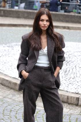 Thylane Blondeau at the arrivals of the fashion show Miu Miu Collection Femme Prêt à Porter Printemps Eté 2026 during Paris Fashion Week PFW , au Conseil Économique, social et environnemental, Palais d lena, à Paris, France, le 6 octobre 2025 Denis Guignebourg Bestimage Arrivals Balenciaga Fashion Show Ready to Wear Collection Spring Summer 2026 during Paris Fashion Week on 6, october, 2025 Paris France  Copyright: xDenisxGuignebourgx xBestimagexDenisxGuignebourgx xBestimagex