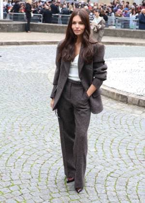 Thylane Blondeau at the arrivals of the fashion show Miu Miu Collection Femme Prêt à Porter Printemps Eté 2026 during Paris Fashion Week PFW , au Conseil Économique, social et environnemental, Palais d lena, à Paris, France, le 6 octobre 2025 Denis Guignebourg Bestimage Arrivals Balenciaga Fashion Show Ready to Wear Collection Spring Summer 2026 during Paris Fashion Week on 6, october, 2025 Paris France  Copyright: xDenisxGuignebourgx xBestimagexDenisxGuignebourgx xBestimagex