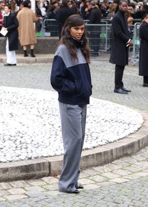 Tina Kunakey at the arrivals of the fashion show Miu Miu Collection Femme Prêt à Porter Printemps Eté 2026 during Paris Fashion Week PFW , au Conseil Économique, social et environnemental, Palais d lena, à Paris, France, le 6 octobre 2025 Denis Guignebourg Bestimage Arrivals Balenciaga Fashion Show Ready to Wear Collection Spring Summer 2026 during Paris Fashion Week on 6, october, 2025 Paris France  Copyright: xDenisxGuignebourgx xBestimagexDenisxGuignebourgx xBestimagex