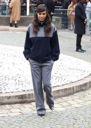Tina Kunakey at the arrivals of the fashion show Miu Miu Collection Femme Prêt à Porter Printemps Eté 2026 during Paris Fashion Week PFW , au Conseil Économique, social et environnemental, Palais d lena, à Paris, France, le 6 octobre 2025 Denis Guignebourg Bestimage Arrivals Balenciaga Fashion Show Ready to Wear Collection Spring Summer 2026 during Paris Fashion Week on 6, october, 2025 Paris France  Copyright: xDenisxGuignebourgx xBestimagexDenisxGuignebourgx xBestimagex
